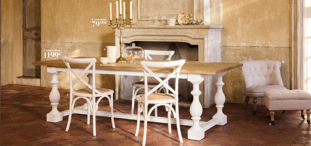Table a diner Catalogue maison du monde 2025