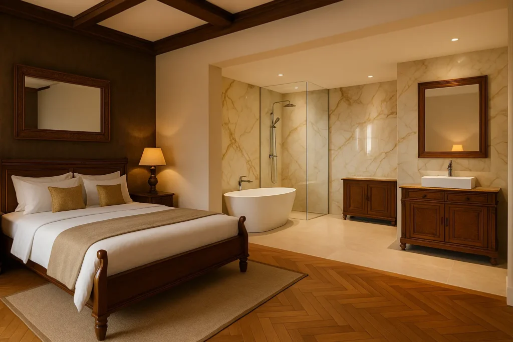 Une ambiance luxe pour une suite parentale unique
