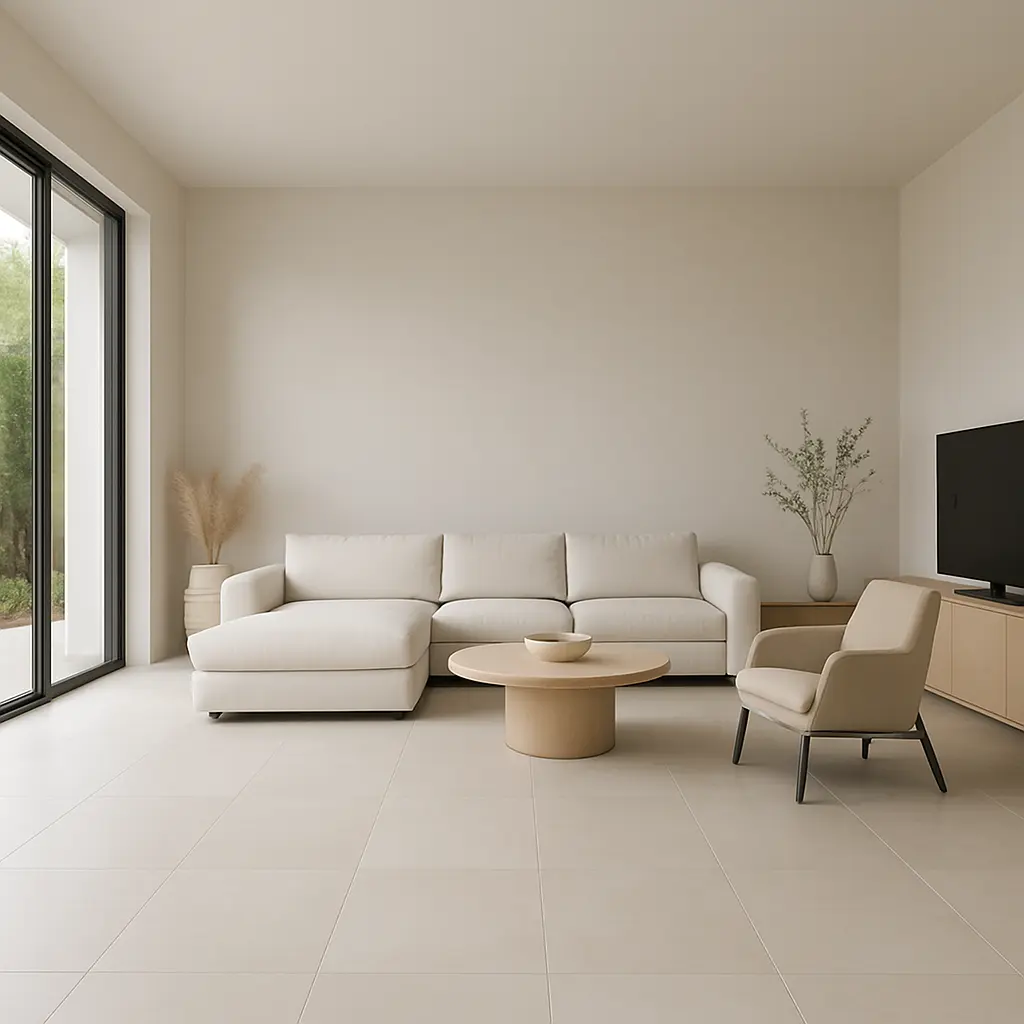 carrelage salon moderne minimaliste