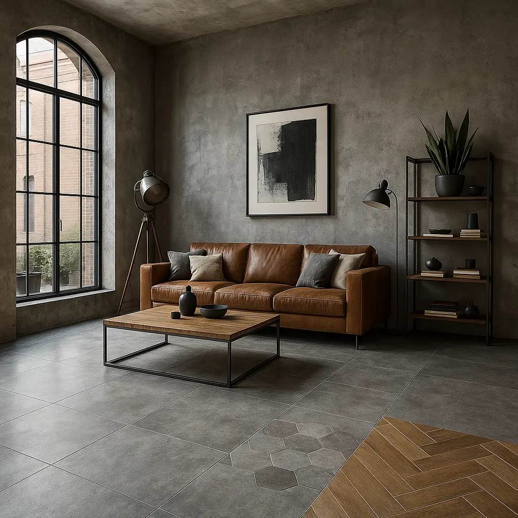 carrelage style industriel