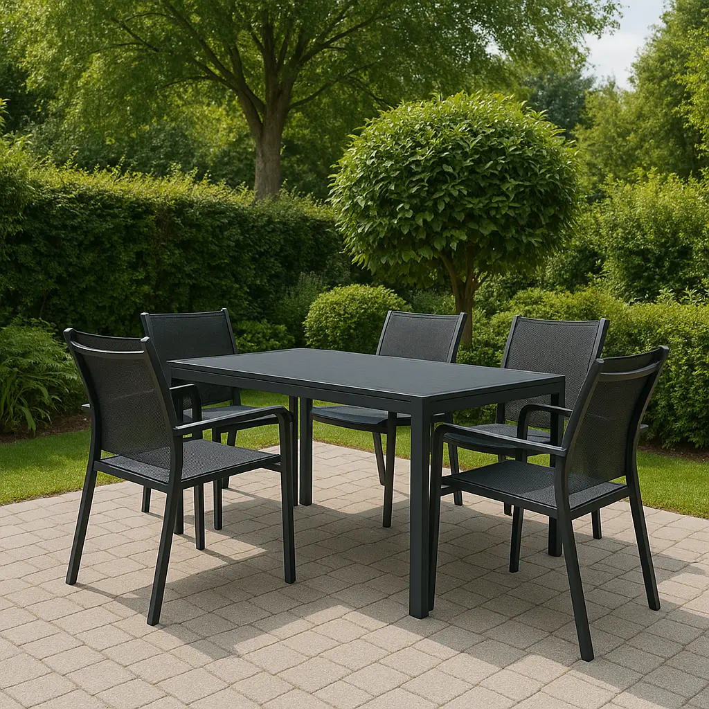 mobilier de jardin anthracite