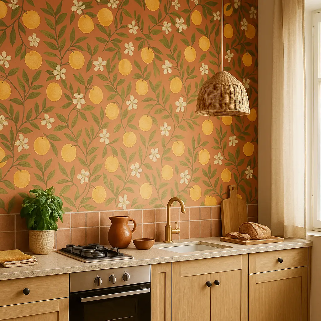 papier peint cuisine