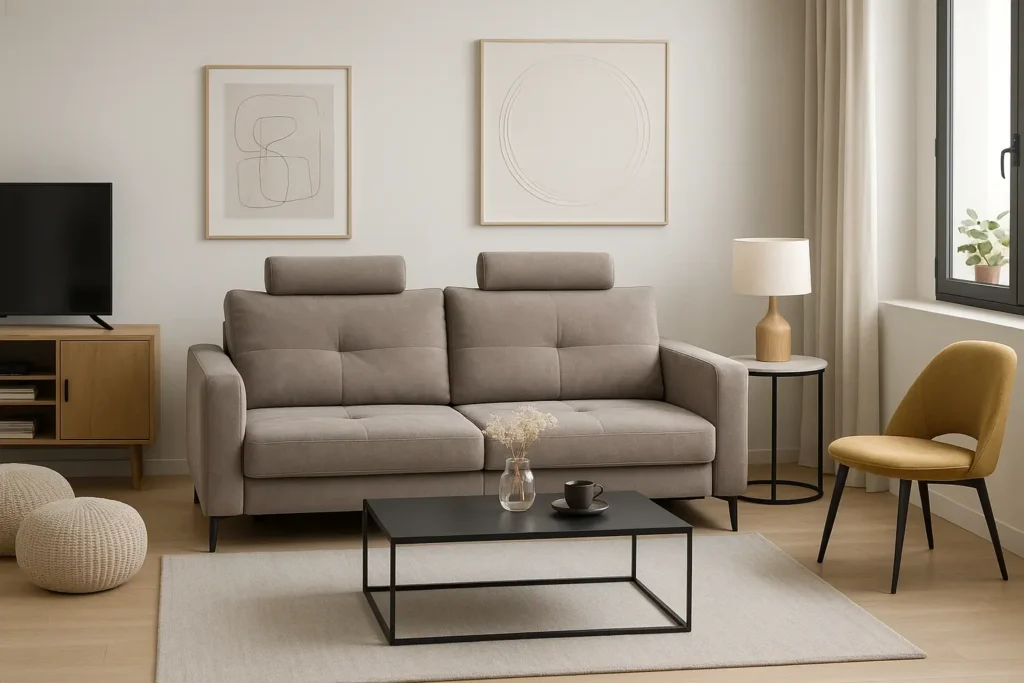 quel canapé choisir pour un salon de 20m2