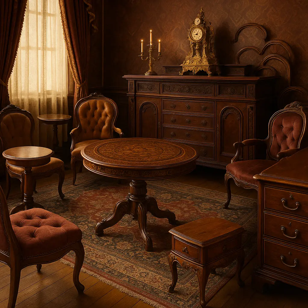 table style victorien