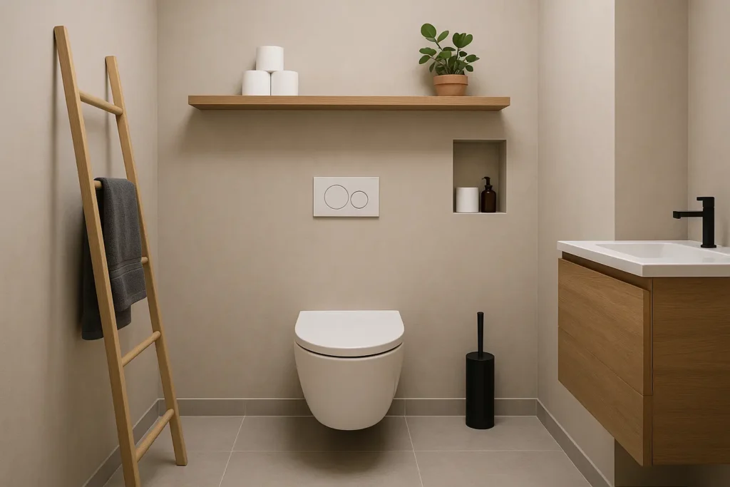 Aménagements et rangements astucieux pour une décoration toilette fonctionnelle