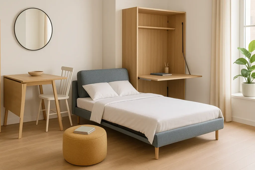 Aménager un petit appartement avec des meubles multifonctionnels