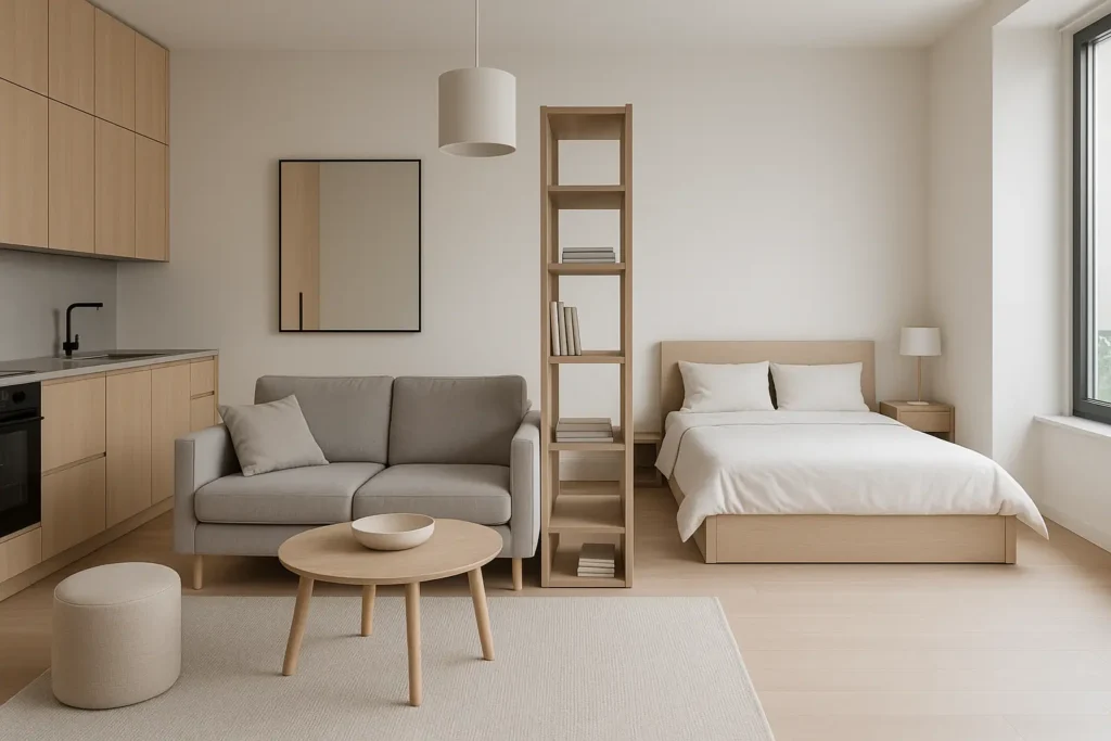 Aménager un petit appartement avec des meubles multifonctionnels et escamotables