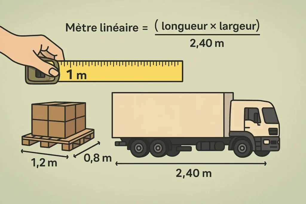 Applications pratiques du mètre linéaire dans le transport