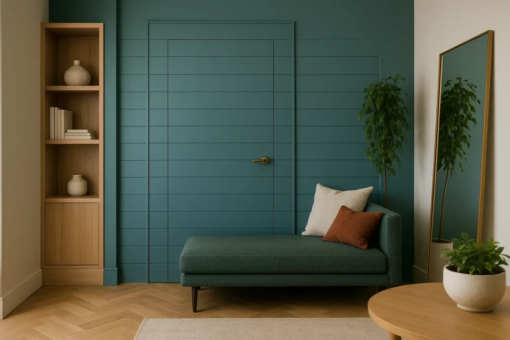 Comment cacher une porte sans l'enlever : 5 solutions originales