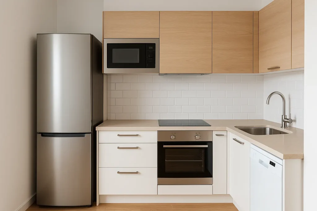 Électroménager compact pour aménager ta cuisine fermée