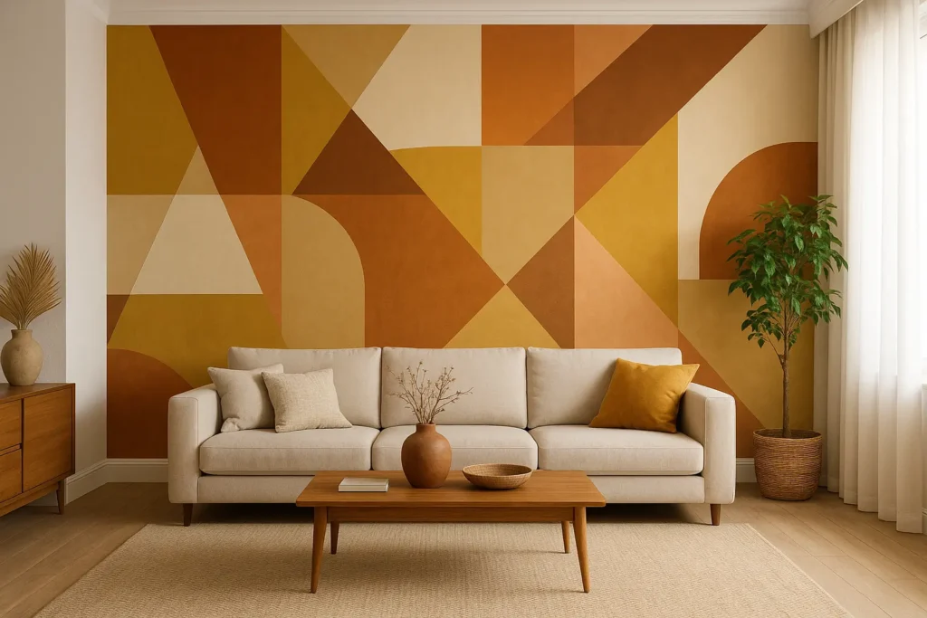 Habillage mural adapté à l'architecture de ton salon