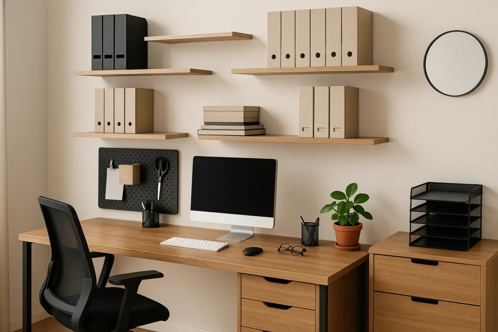 Idées de rangement pour un bureau de travail, nos astuces et conseils d'organisation