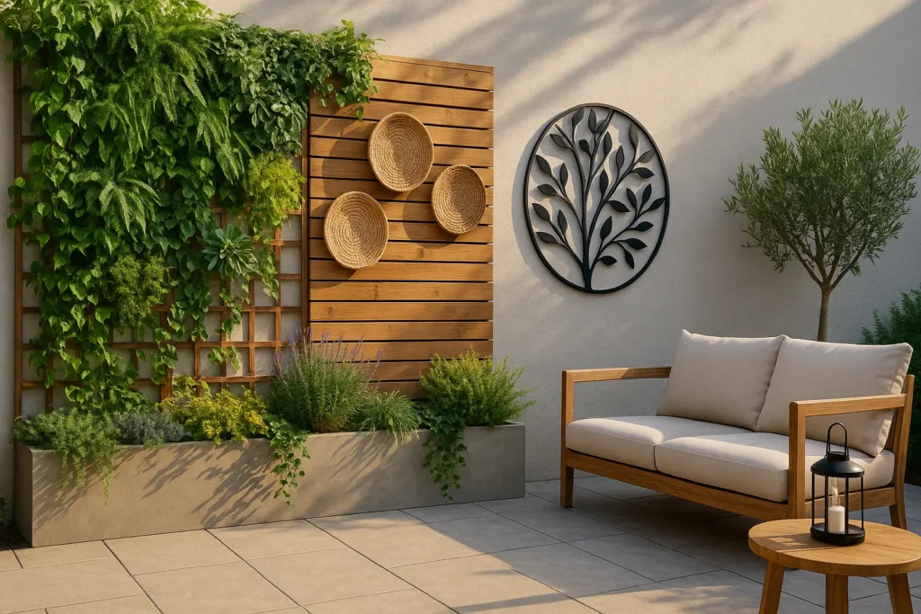 Idées déco inspirantes pour habiller un mur extérieur de jardin