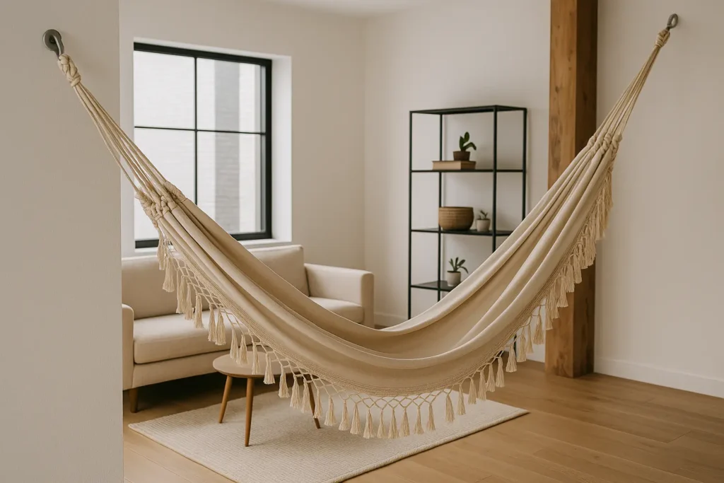Installer un hamac chez soi à l'intérieur