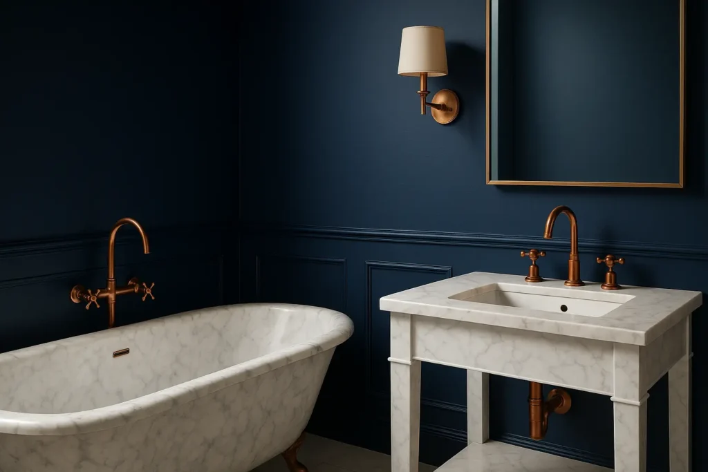 Intégration du bleu nuit dans chaque pièce de votre intérieur