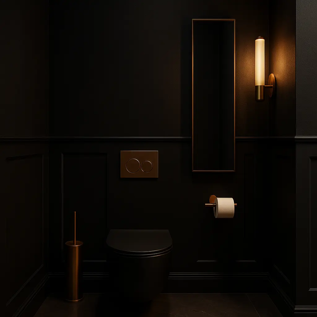 Jouer avec les contrastes dans vos WC