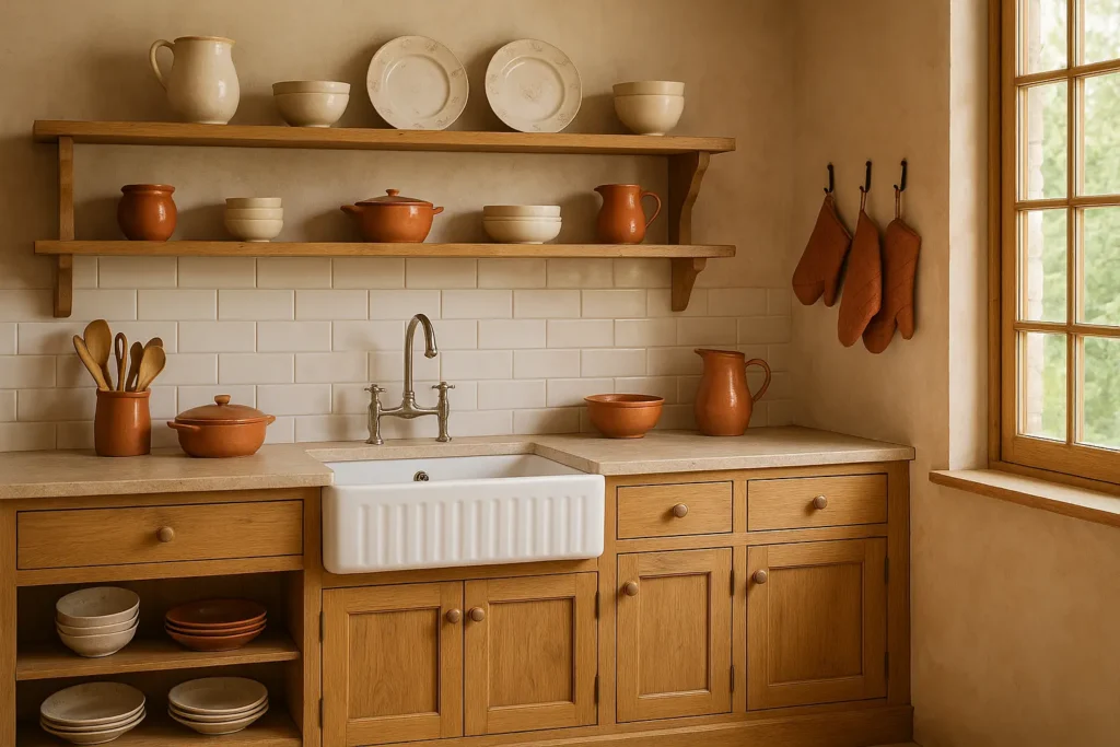 La déco cuisine campagne chic, des accents champêtres