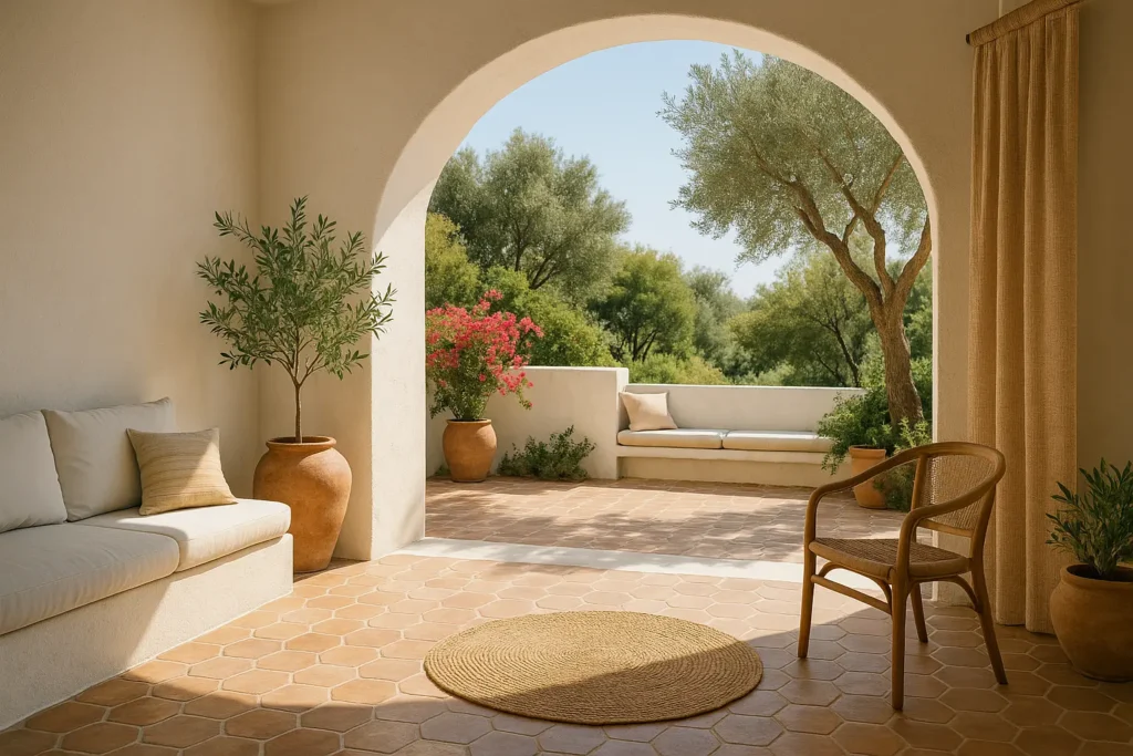 La maison style méditerranéen : fusion entre intérieur et extérieur