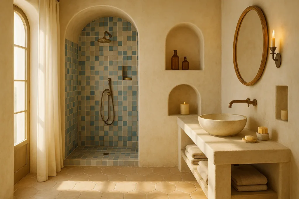 La salle de bain méditerranéenne, une oasis de bien-être