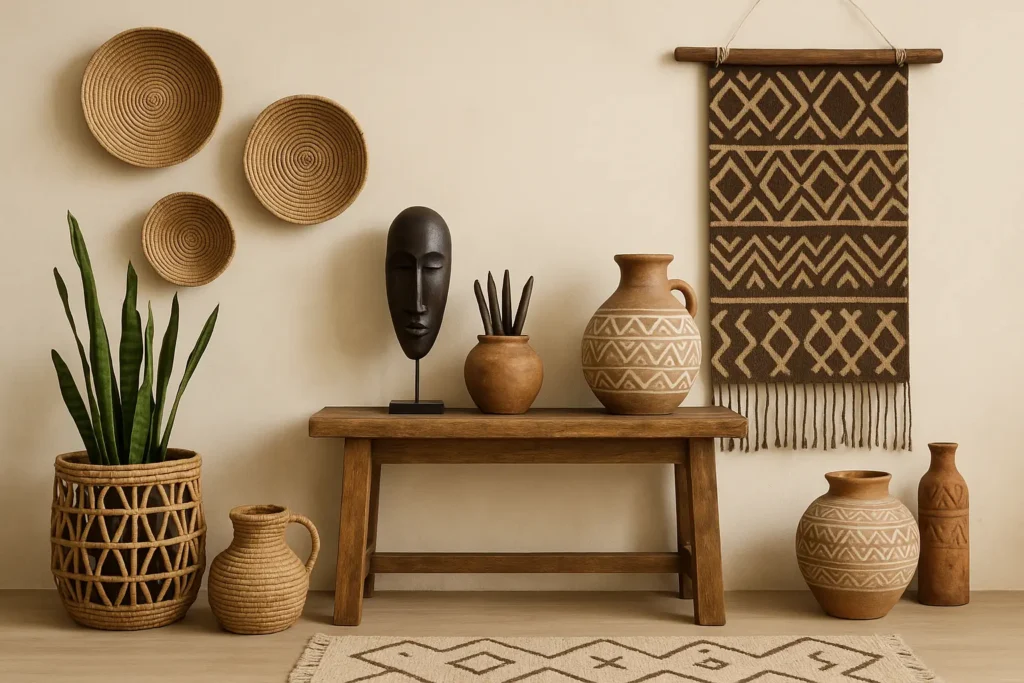 Les accessoires décoratifs ethniques