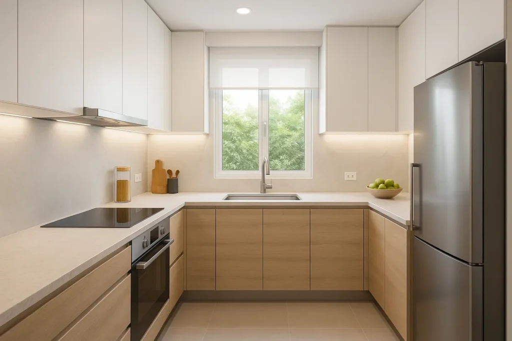 Les configurations optimales pour maximiser une petite cuisine de 9m2