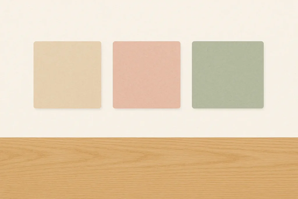 Palette de couleurs apaisantes pour les murs chambre cocooning