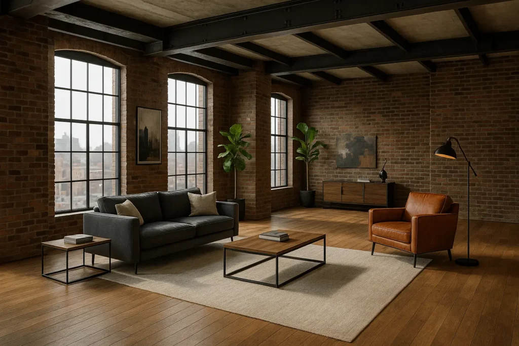 Aménager un espace aéré et fonctionnel dans un style industriel chic