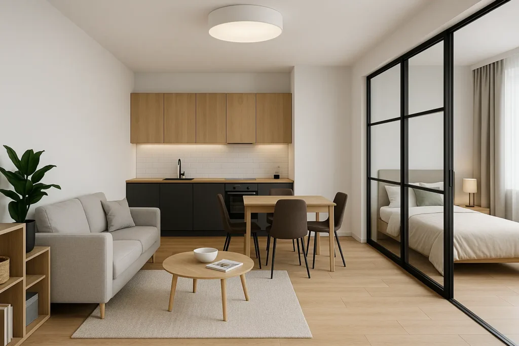 Comment transformer un studio de 30m2 en 2 pièces, astuces pour réussir