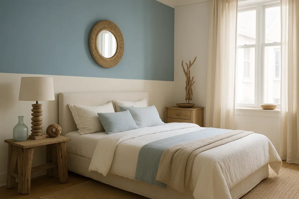 Créer des ambiances de chambre thématiques avec deux couleurs