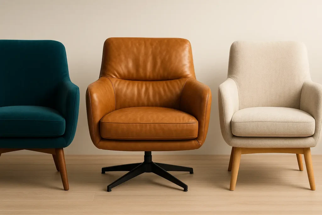 Fauteuil design Made in Design des matériaux premium au service du design et du confort