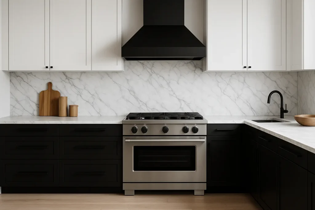 Idée de crédence pour cuisine blanche et noire : nos inspirations pour aménager votre cuisine