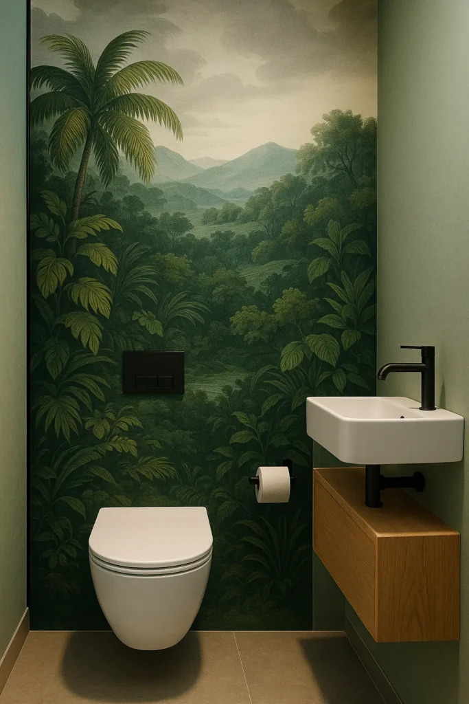 Les revêtements muraux qui transforment vos petits WC
