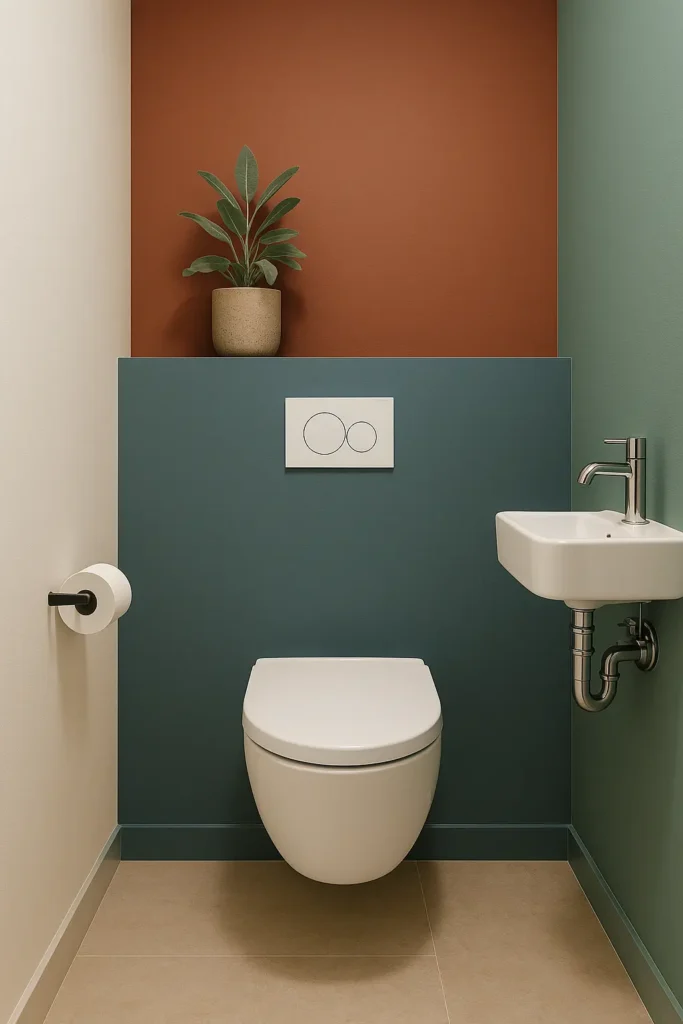 Jeux de couleurs : comment agrandir visuellement vos toilettes