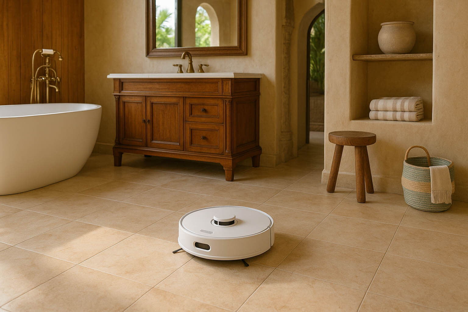 Décoration maison aspirateur robot laveur