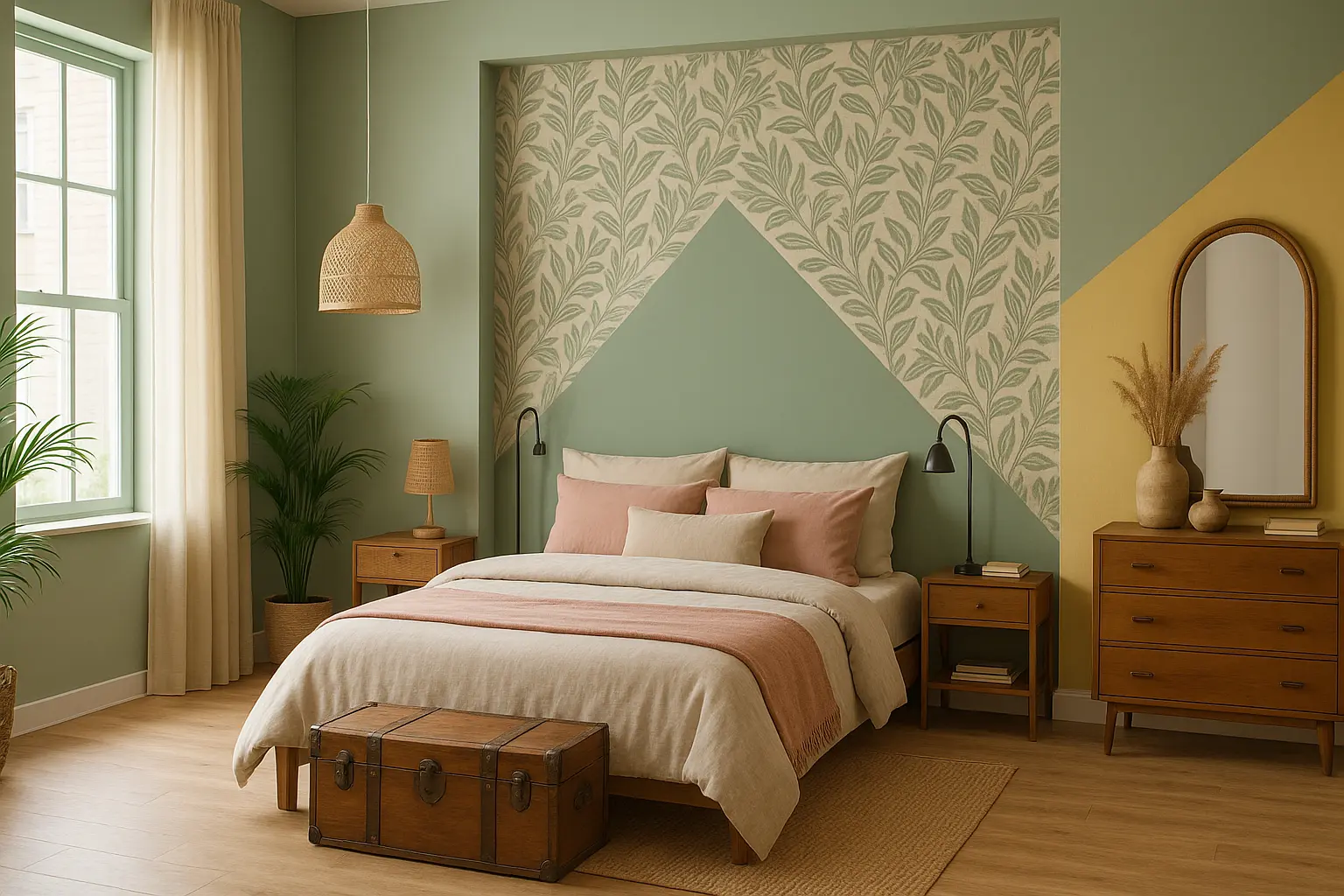 Nos conseils de peinture de chambre adulte avec 2 couleurs - La Maison ...