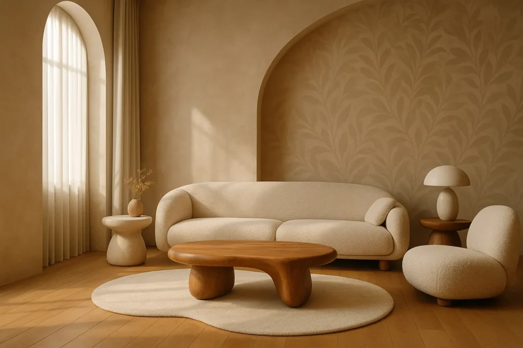 Déco 2026, Formes organiques et mobilier aux lignes libres