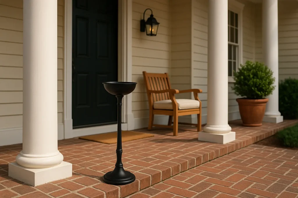 L’importance du cendrier sur pied dans un décor colonial