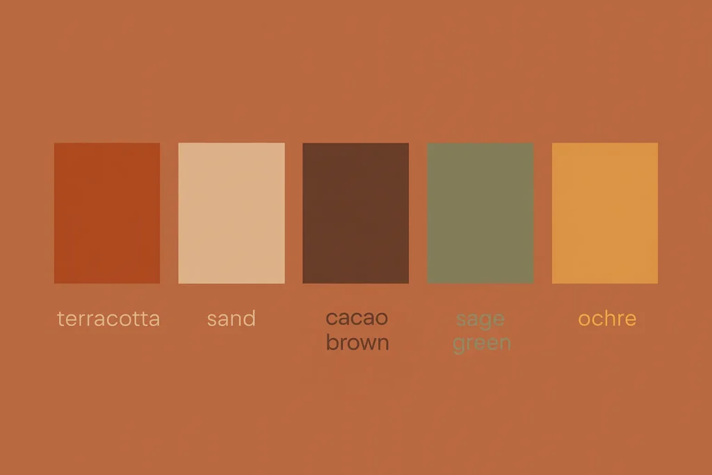 Palette de couleurs 2026 : exit le blanc, place aux tons chaleureux