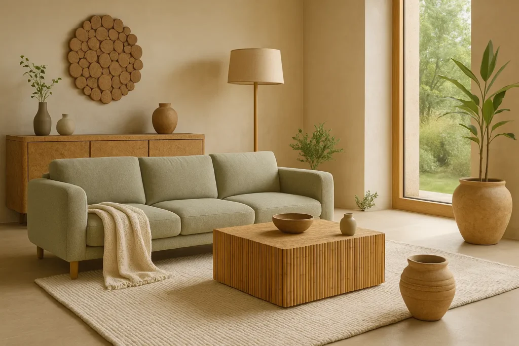 Tendance déco 2026, Déco éco-responsable et matériaux durables