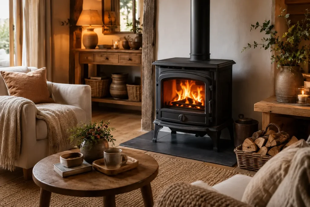 Poêle à bois - comment entretenir son foyer pour préserver le charme de son intérieur