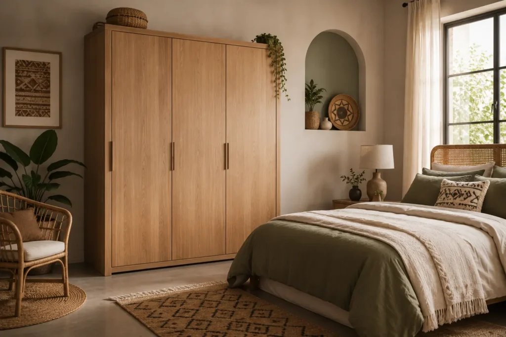 Une armoire de chambre