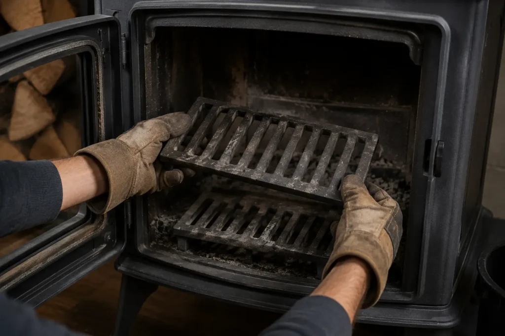 remplacer sa grille foyère